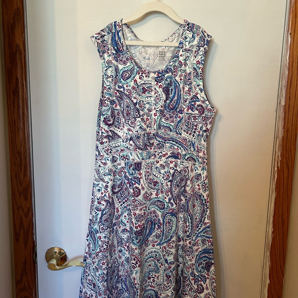 Title nine Blue and Purple Sleeveless Dream Dress
